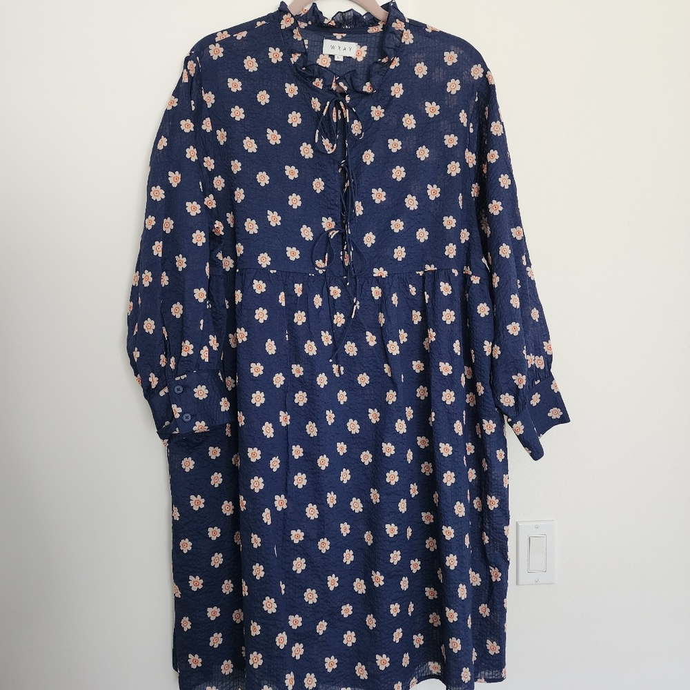Wray Isabella Poppy Print oversized dress